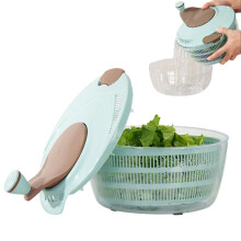 Salad Soinner Double-Layer Vegetable Spinner With Double Outlet Drain Holes, Detachable Large Spinner For Vegetables