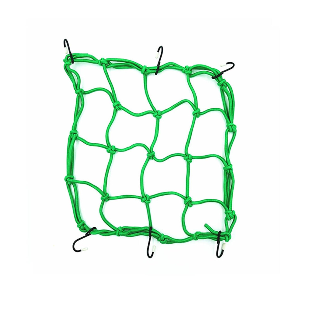 Motorcycle Luggage Rope Net Cover For Honda Shadow Vt400 Vt600 Vt750 Ace Vt1100 Spirit Vlx600, Adjustable Size, Green 9354506153298