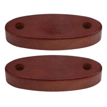 2pcs 8mm Wooden Tent Rope Buckle Windproof Adjustment for Camping
