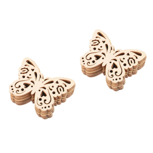 20 Pcs 80mm Wooden Slice Craft Decor with Rope 1
