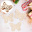 20 Pcs 80mm Wooden Slice Craft Decor with Rope 11