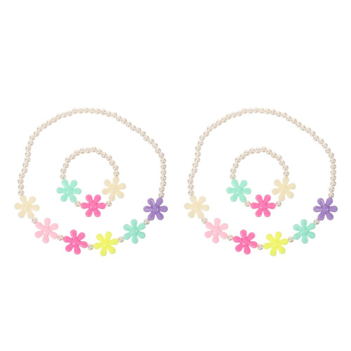 2Stk Halskette Armband Set Kinder Design 1