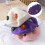 2 Pcs Wool Beret Child Flower Design Beanie Hat Woollen 9