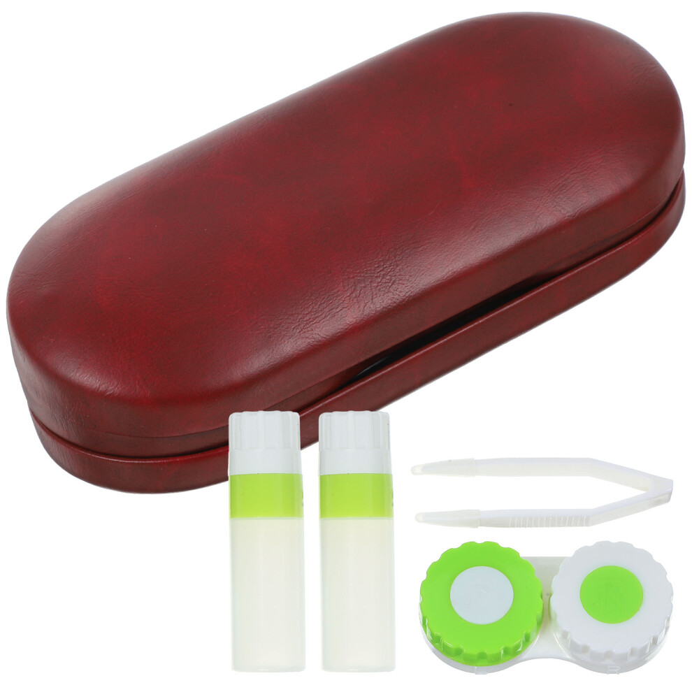 Solustre 1 Set Household Lens Case Contacts Holder Eyeglass Box