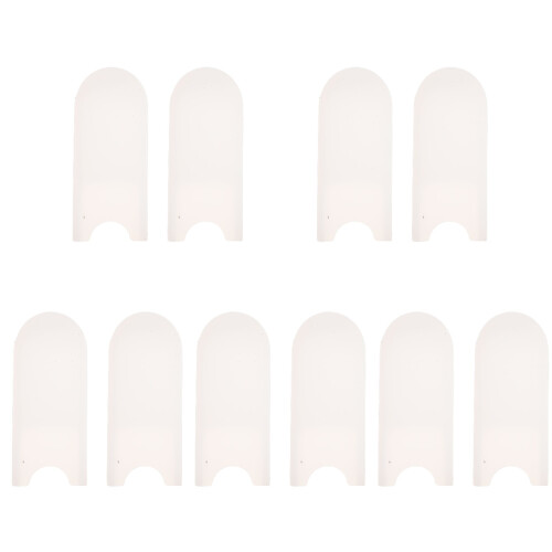 10 Pcs Saxophone Finger Rest Instrument Thumb White 1