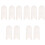 10 Pcs Saxophone Finger Rest Instrument Thumb White 3