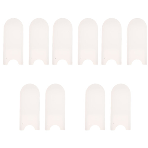 10 Pcs Saxophone Finger Rest Instrument Thumb White 2