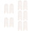 10 Pcs Saxophone Finger Rest Instrument Thumb White 10