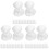 12Pièces Figurines De Chiot En Mousse Blanche DIY Pour Enfants 4