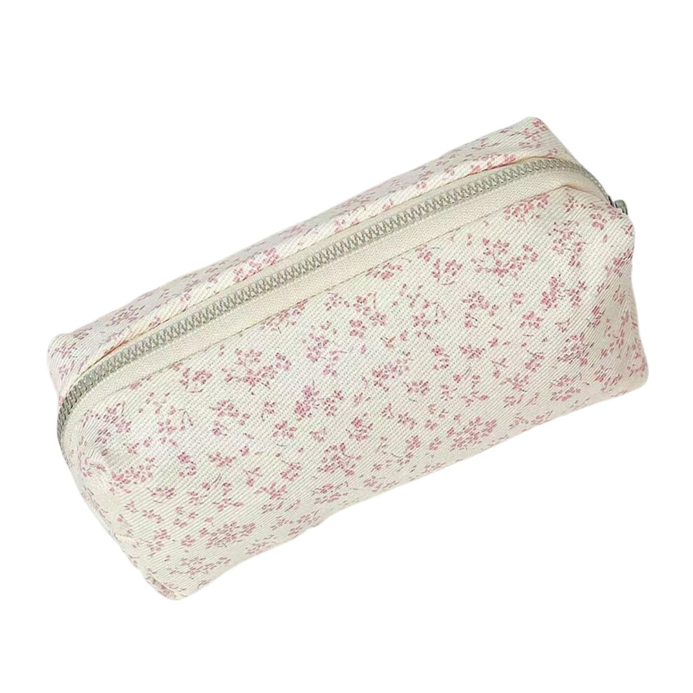 Makeup Brush Organizer Canvas Cosmetic Bag Travel Case, Travel Cosmetic Organizer Pouch, Toiletry Bag