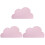 3 Pcs Silicone Placemat Cartoon Cloud Dining Mat For Kids 2