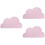 3 Pcs Silicone Placemat Cartoon Cloud Dining Mat For Kids 6