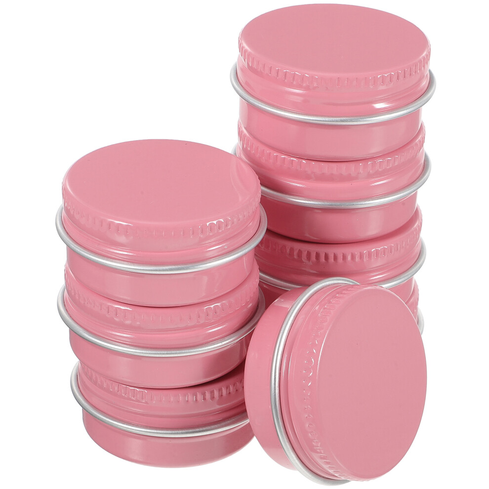 Inoomp 40 Pcs Round Aluminum Jewelry Storage Boxes Empty Cans