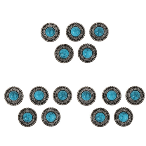 15 Pcs Diy Suitcase Buttons Alloy Clasp For Handmade Clothes 1