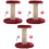 3Pièces Griffoirs Vertical Chat Résistant Idéal Intérieur 2