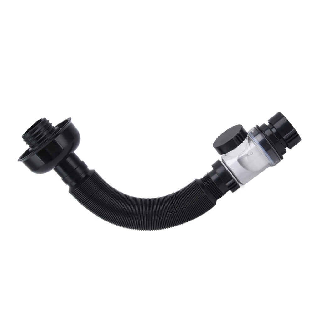 (Multi Function With Bounce) Flexible Pvc Basin Drain Pipe Kitchen Bathroom Black Multi Function 685922832252