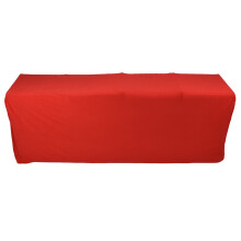 (4FT(122x76x76cm)) Stretch Spandex Table Cover Red Elastic Washable 4FT 4 Pockets