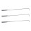 3Pcs Campfire Pokers For Fireplace And Camping Steel Tools Set 1