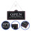 4Pcs Decorative Open Closed Sign Retro Wear-Resistant Store Accessory 9