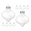 20 Pcs Clear Plastic Fillable Ornament Balls Light Bulb Shape For Christmas 1