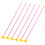 18Pcs Suction Cup Arrows Pink Plastic Kids Bow Toy for Safe Play 1