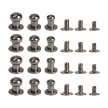 72 Pairs Diy Luggage Screw Nails Set For Leatherware 8mm 7mm 6mm