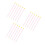 18Pcs Suction Cup Arrows Pink Plastic Kids Bow Toy for Safe Play 7