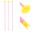 18Pcs Suction Cup Arrows Pink Plastic Kids Bow Toy for Safe Play 11