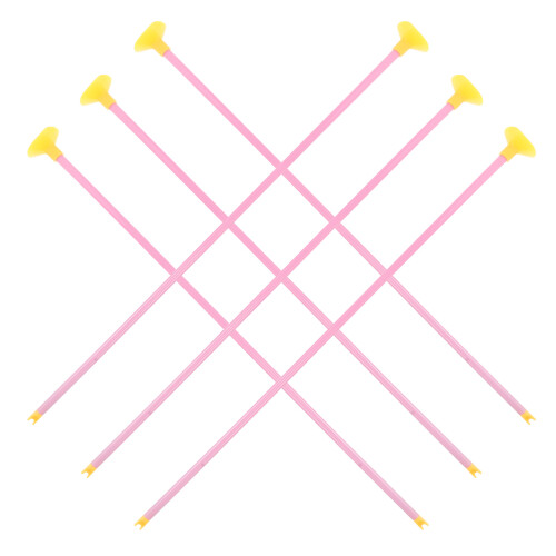 18Pcs Suction Cup Arrows Pink Plastic Kids Bow Toy for Safe Play 1