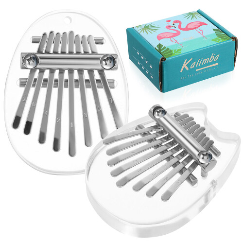 6 Pcs Mini Thumb Piano 8-Note Kalimba For Beginners 1