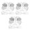 6 Pcs Mini Thumb Piano 8-Note Kalimba For Beginners 8