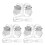 6 Pcs Mini Thumb Piano 8-Note Kalimba For Beginners 6