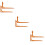 3 Pack Sewing Measure Tool Tailor Craft Circle Clear Orange 10