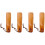 4 Pcs Smooth Wooden Shoehorns Shoe Lifting Tools 2