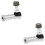 2Pcs Ball Joint Rod End Bearing Replaceable For Golf Cart 8