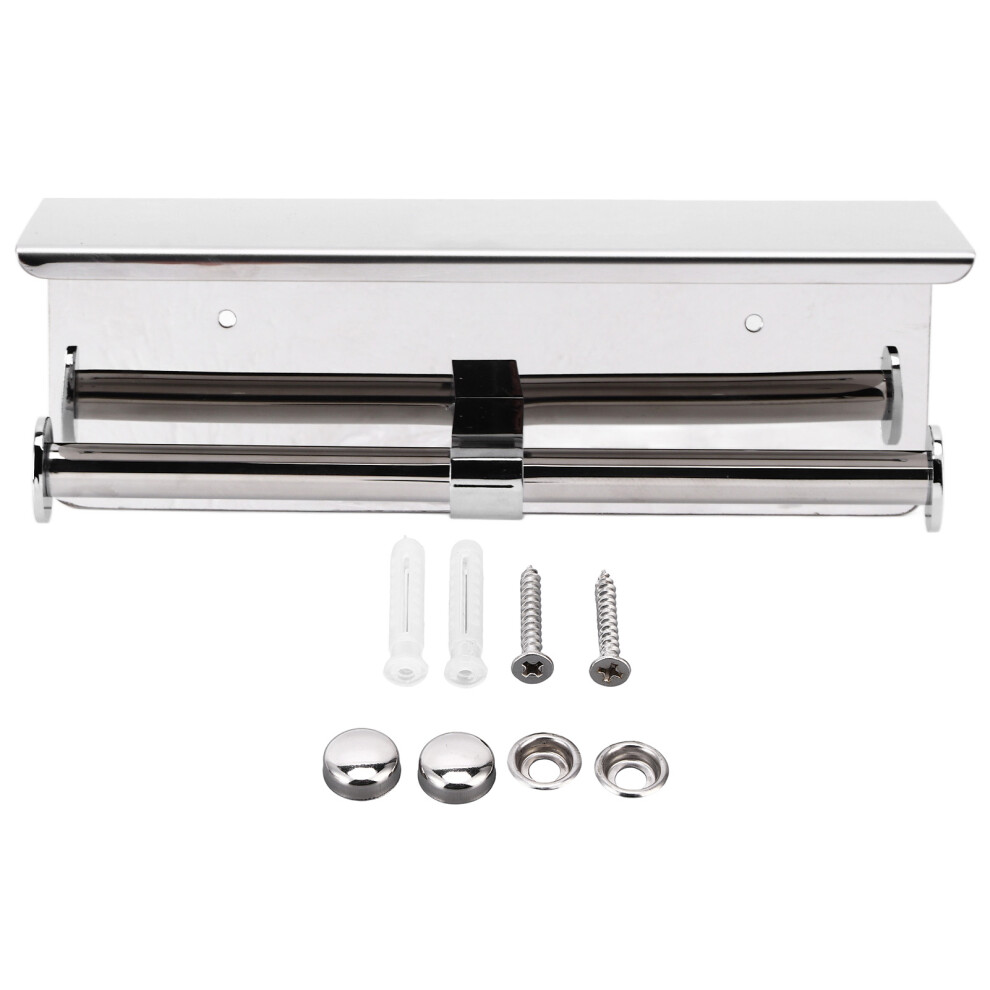 Wall Mounted Toilet Paper Holder 304 Stainless Steel Bathroom Kitchen-image-OPC-PKY5DB5-NEW