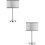 2 Pcs Business Card Holder Menu Fixed Stand Table Numbers Holders 6