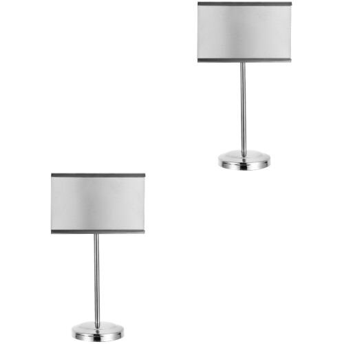 2 Pcs Business Card Holder Menu Fixed Stand Table Numbers Holders 2