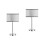 2 Pcs Business Card Holder Menu Fixed Stand Table Numbers Holders 4