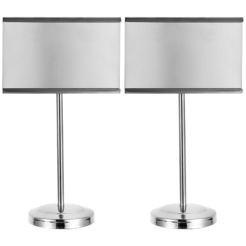 2 Pcs Business Card Holder Menu Fixed Stand Table Numbers Holders 1