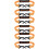 6Pièces Attache Robuste Nylon Orange Pour Chaussures De Skating 8