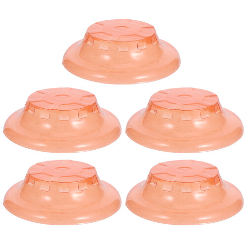 25Pcs Plastic Covers Red Dustproof Protection for Home Use