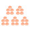 25Pcs Plastic Covers Red Dustproof Protection for Home Use 6
