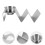2pcs Display Stand Roll Stainless Steel Taco Rack Holder Taco Holder 8