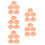 25Pcs Plastic Covers Red Dustproof Protection for Home Use 5