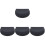 4Pcs Household Retainer Case For Daily Use Denture Container 4