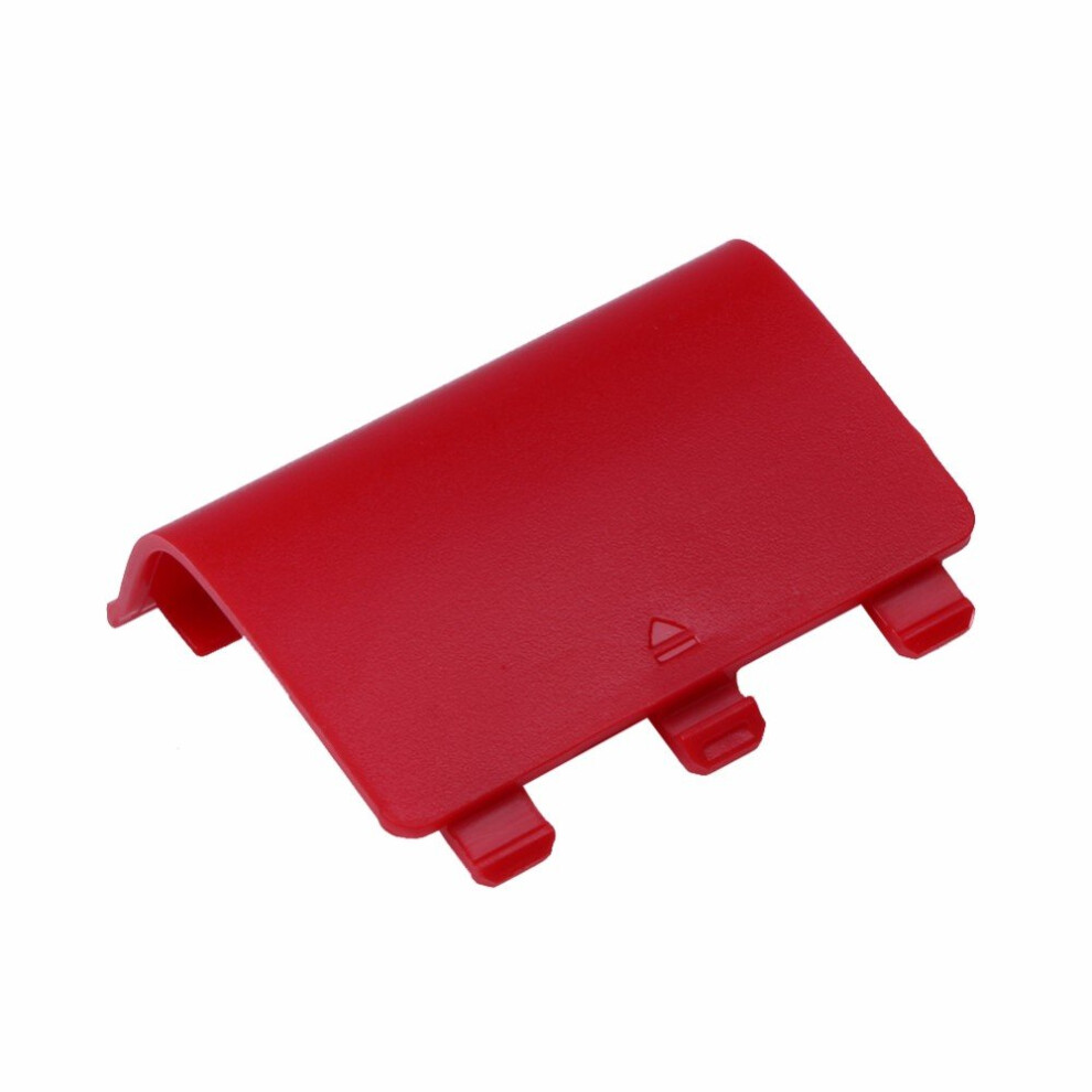 Plastic Battery Back Cover Lid Door Shell For Xbox One Controller Replacement Compatible With Xbox One X/S Red 9016109243782