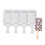 Silicone Ice Cream Mold 4 Cell DIY Popsicle Maker 1