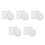 5Sets Durable Eva Foam Braided Cord Weaving Disk for Craft and DIY Use 5