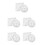 5Sets Durable Eva Foam Braided Cord Weaving Disk for Craft and DIY Use 4